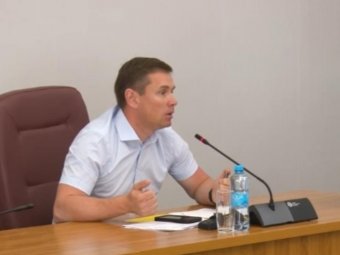 Стоп-кадр из видео с планёрки. Стоп-кадр из видео с планёрки.