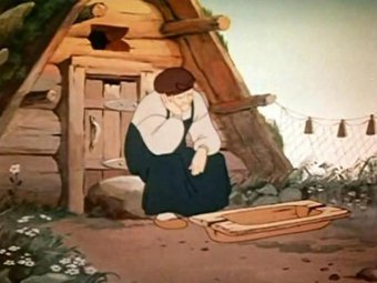 Стоп-кадр из м/ф «Золотая рыбка».