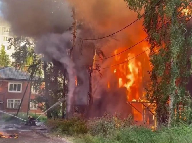 Пожар в доме картинки